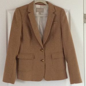 Banana Republic Camel wool Hacking Jacket